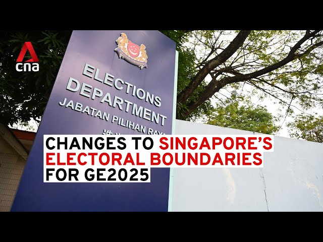 ⁣Singapore electoral boundaries: 18 GRCs and 15 SMCs in 2025 general election