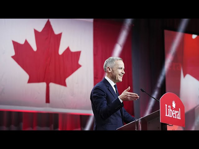 ⁣Mark Carney wins race to replace Canada's Trudeau