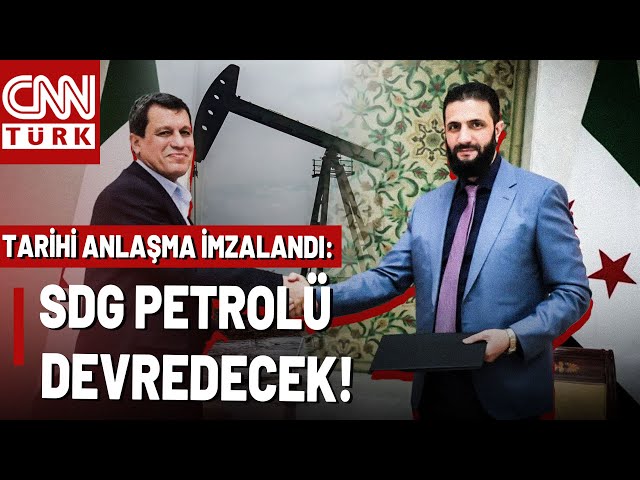 ⁣Suriye'de Tarihi Anlaşma İmzalandı: SDG Teslim Oldu; Petrolü Bugün Şam'a Devredecek!