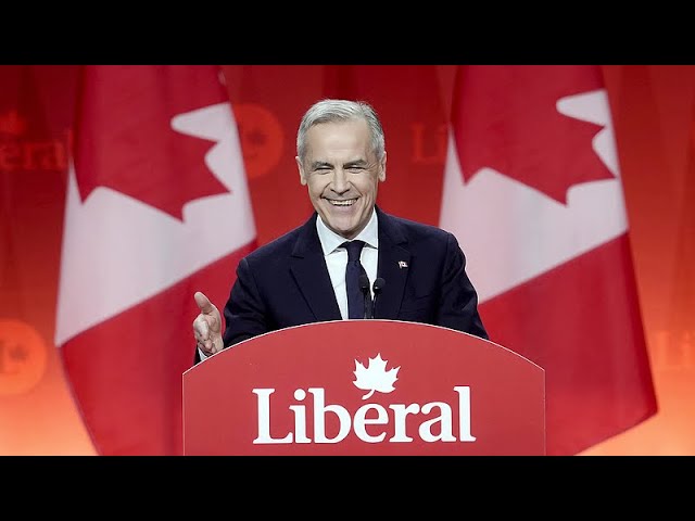 ⁣Mark Carney remporte l'élection et remplacera Justin Trudeau au poste de Premier ministre