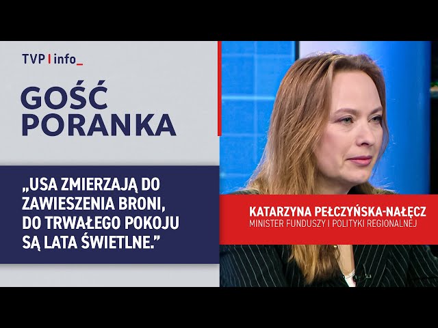 ⁣Pełczyńska-Nałęcz: USA zmierzają do zawieszenia broni,  lata świetlne do trwałego pokoju