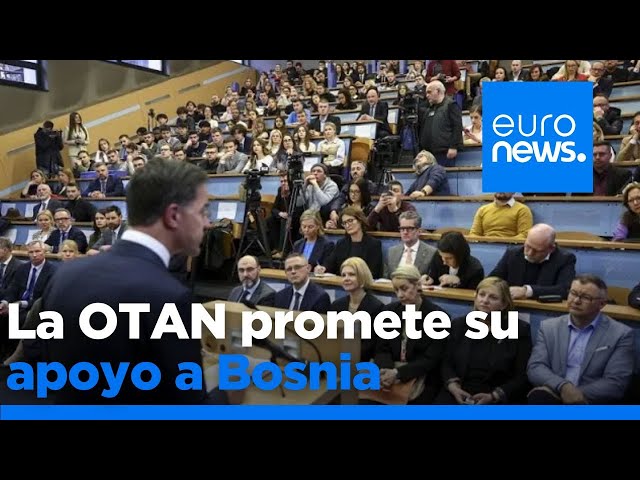 ⁣La OTAN promete su apoyo a Bosnia en medio de las crecientes tensiones por el movimiento separatista