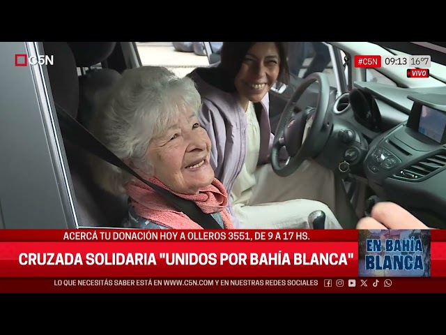 ⁣CRUZADA SOLIDARIA por BAHÍA BLANCA: ACERCÁ tu DONACIÓN en OLLEROS 3551 de 9 a 17 HORAS