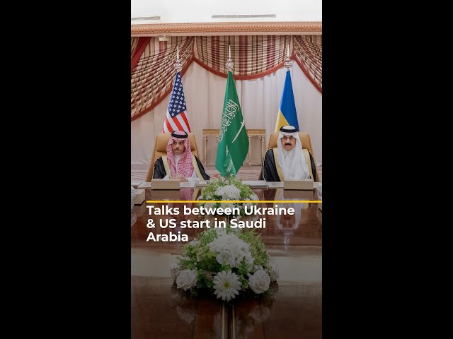 ⁣Talks between Ukraine & US start in Saudi Arabia