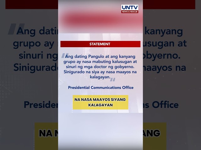 FPRRD, ipinaaresto ng ICC dahil sa umano'y crimes against humanity - Malacañang