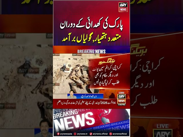 #surjani #karachi #Arms #bullets #breakingnews #arynews #youtubeshorts #shorts #reels