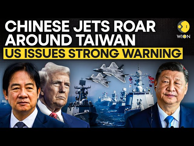 China Taiwan War LIVE: Chinese Jets Roar Around Taiwan, US Issues Strong Warning | WION LIVE