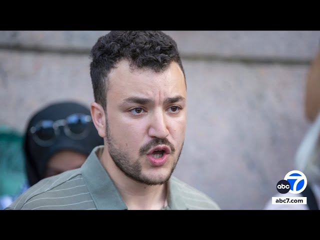 ⁣ICE arrests Columbia protest Palestinian activist with green card