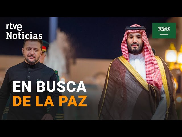 ⁣ARABIA SAUDÍ: ZELENSKI se reúne con el PRÍNCIPE BIN SALMAN para avanzar en paz UCRANIA -RUSIA