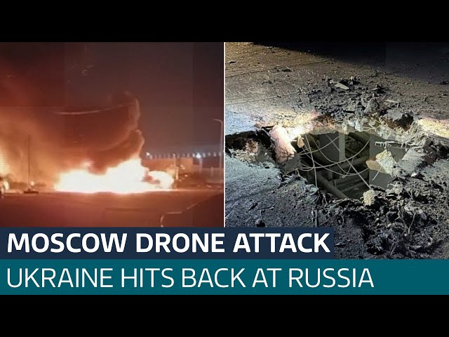 ⁣Russia-Ukraine war: Moscow hit by major drone attack as Saudi peace talks begin | ITV News