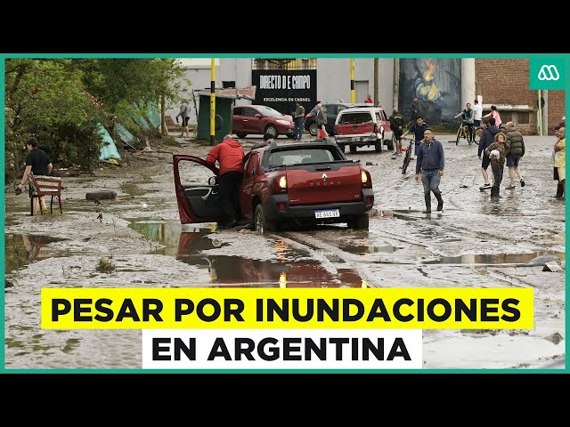 ⁣Inundaciones en Argentina: Pesar por fallecidos y desaparecidos