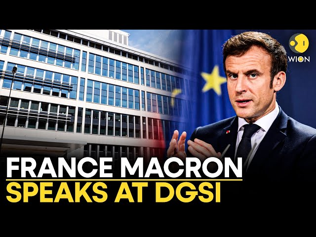 Macron LIVE: France President Macron Speech At The DGSI Shocks The World | Russia Ukraine War | WION