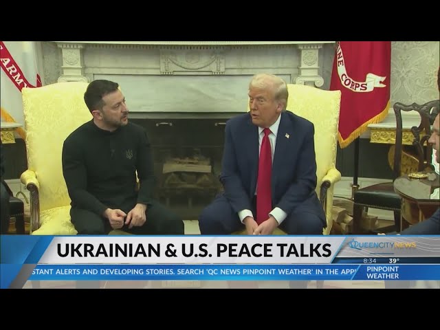 Ukrainian and US leaders to meet for peace talks