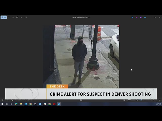 ⁣Denver police search for suspect in shooting