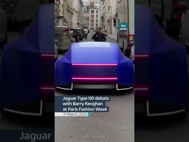 ⁣Jaguar Type 00 debuts with Barry Keoghan at Paris Fashion Week #itvnews