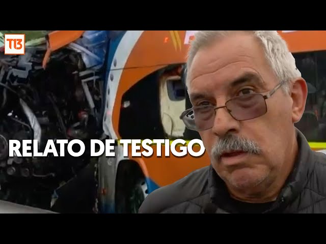 ⁣El relato de conductor que fue testigo de fatal choque en la región de Coquimbo