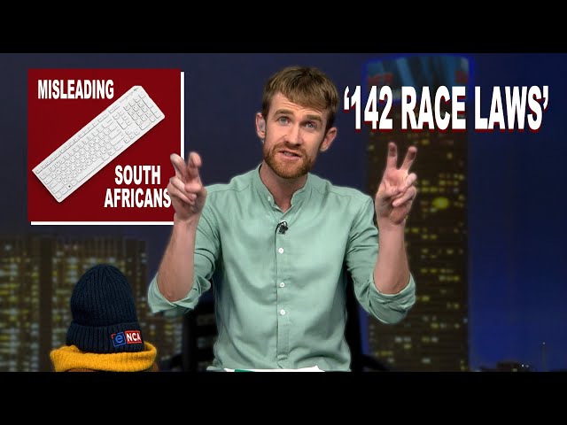 The Dan Corder Show | The "142 modern race laws that are just like apartheid" debunked