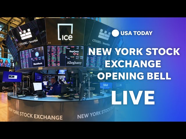 ⁣Watch live: New York Stock Exchange opens amid market plunge