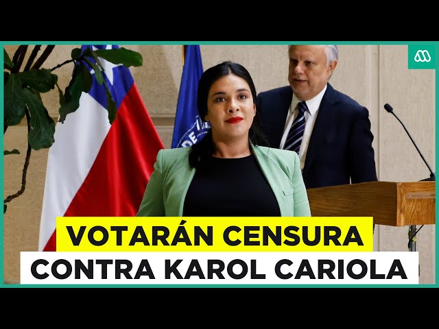 ⁣Votarán censura en contra de Karol Cariola: El complejo momento de la diputada