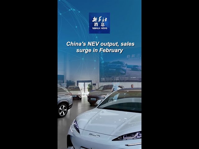 Xinhua News | China's NEV output, sales surge in February