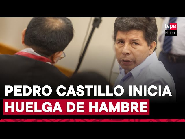 ⁣Pedro Castillo inicia huelga de hambre en el penal de Barbadillo