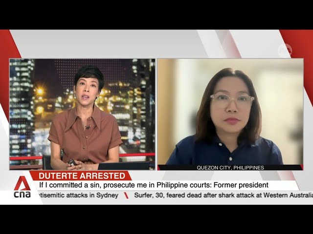 Associate Professor Jean Encinas-Franco on former Philippine president Duterte's arrest