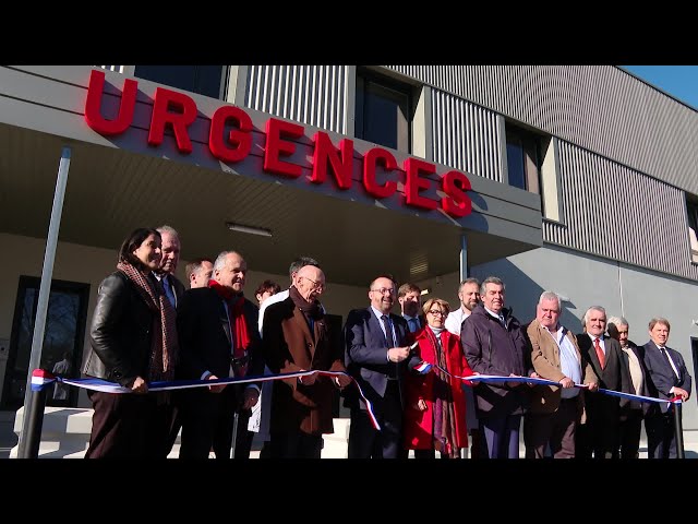 Pau : inauguration des urgences adultes de l'hôpital.