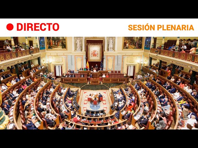 ⁣CONGRESO  EN DIRECTO: SESIÓN PLENARIA EN LA CÁMARA BAJA 11/03/2025 | RTVE