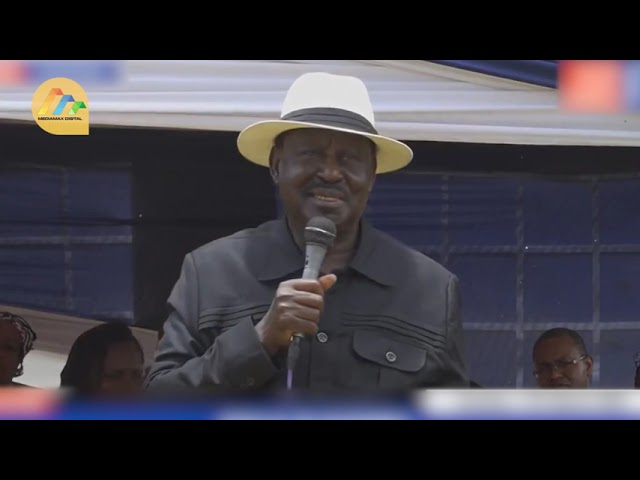 ⁣"Mnataka nihame niende nikae Bondo? Baba aendelee asiendelee?" - Raila Odinga