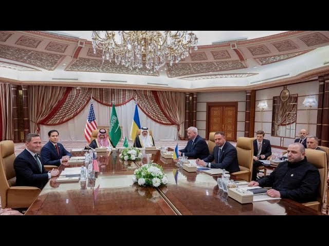 ⁣Peace talks with US in Saudi Arabia began 'in a constructive way', Ukrainian official says