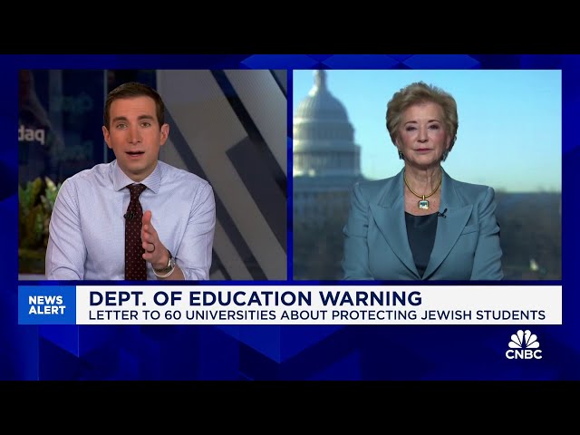 ⁣Education Secretary Linda McMahon: Universities should be about open debate, not violence