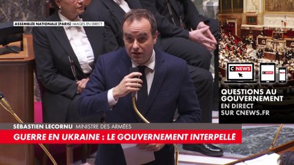 ⁣Sébastien Lecornu : «Nous refuserons toute démilitarisation de l’Ukraine qui ouvrirait la voie à une