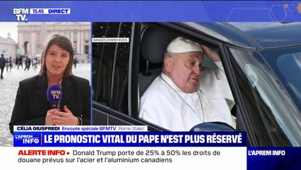 ⁣Le pronostic vital du pape François n'est plus engagé