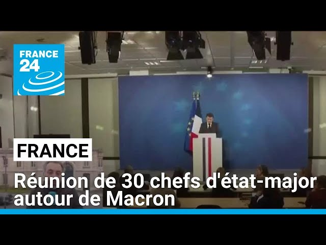 ⁣Réunion de 30 chefs d'état-major autour de Macron : Paris veut motiver les alliés européens