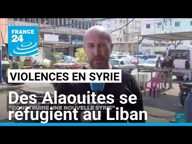 ⁣Liban : des réfugiés syriens, majoritairement des Alaouites, ont traversé la frontière