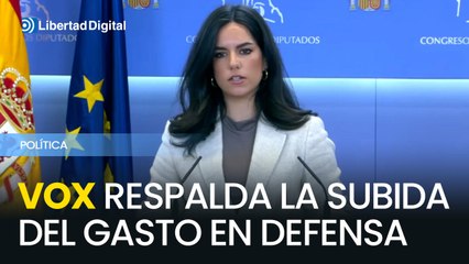 ⁣Vox apoya el aumento del gasto en Defensa, pero critica la falta de enfoque en las necesidades reale