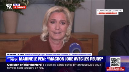 ⁣Marine Le Pen: “Je suis très opposée à la télé-diplomatie qu’Emmanuel Macron adore”