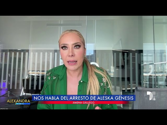 ⁣Jimena Gállego cuenta todo lo que pasó en el estudio con el arresto de Aleska