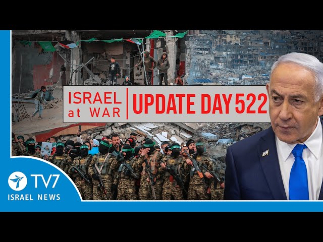 ⁣TV7 Israel News - Swords of Iron, Israel at War - Day 522 - UPDATE 11.03