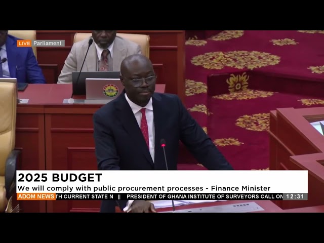 Finance Minister Presents 2025 Budget: Betting Tax, E-Levy scrapped, and many more (11-03-25)