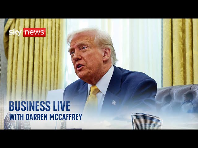 ⁣Trump doubles tariffs on Canadian aluminium and steel | Business Live with Darren McCaffrey