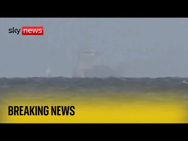 Watch live: Coastguard suggests Solong will sink after North Sea crash