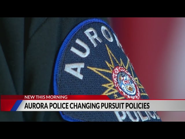 ⁣Aurora police officers now authorized to start, stop pursuits