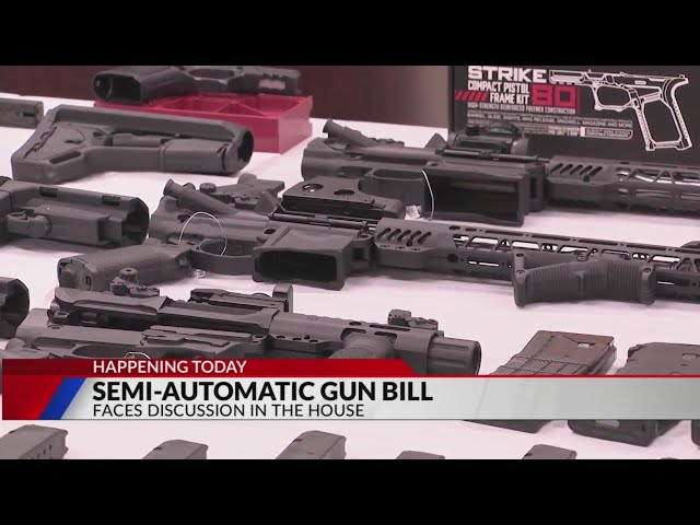 House to discuss semiautomatic gun bill