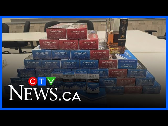 ⁣Police seize thousands of contraband cigarettes in traffic stop