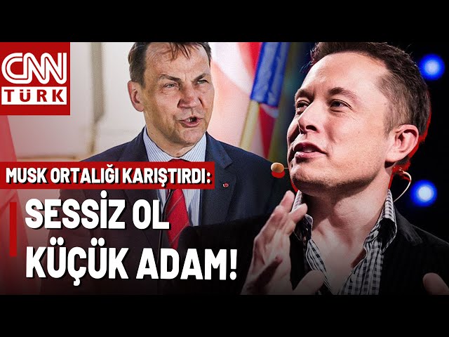 ⁣Elon Musk'tan Polonya'yı Kızdıran Sözler! Sikorski'ye Böyle Seslendi: Sessiz Ol Küçük