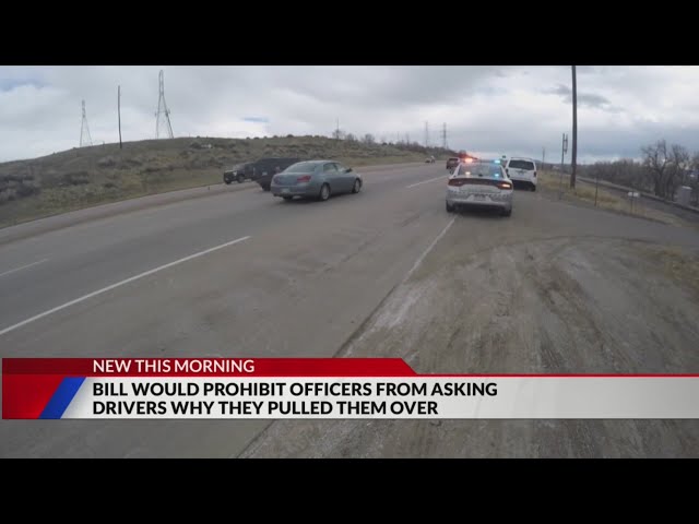 ⁣Bill would prohibit officers from asking drivers why they pulled them over