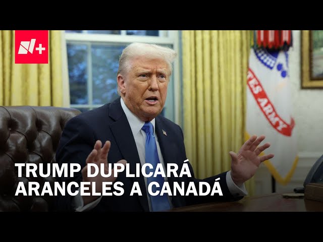 ⁣Trump anuncia arancel adicional para Canadá - Despierta