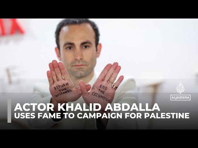 ⁣'The Crown' actor Khalid Abdalla uses fame to campaign for Palestine, highlights eroding f