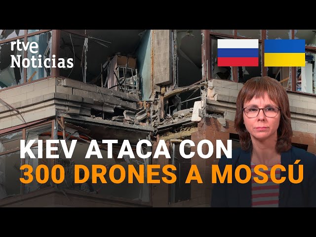 ⁣RUSIA: UCRANIA lanza el MAYOR ATAQUE con DRONES sobre MOSCÚ que acaba con TRES MUERTOS | RTVE